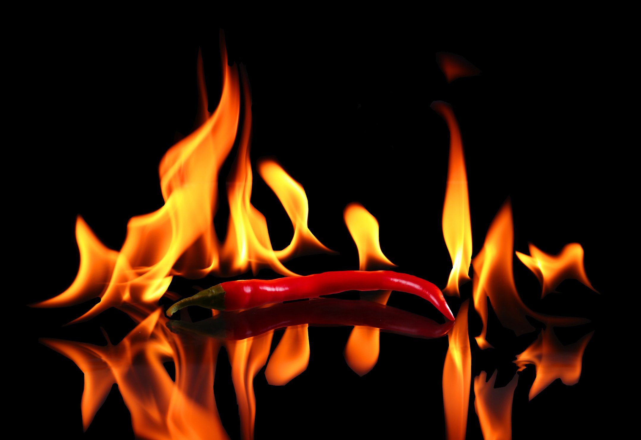 Chili Pepper on Fire